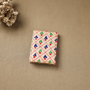 Bengal Kantha Work Handcrafted Notepad (4 x 3 in) 10