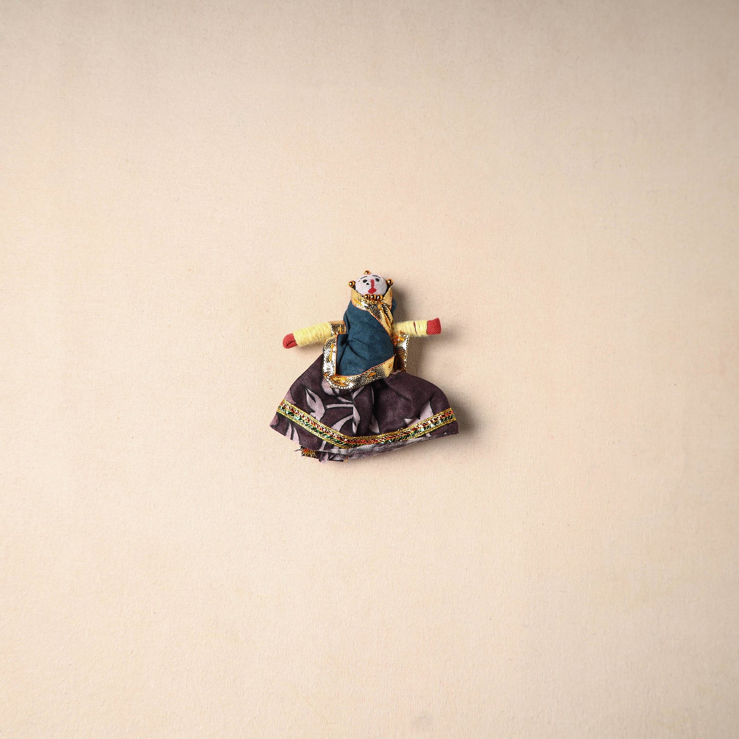 Multicolor - Rajasthani Puppet Couple Handmade Magnet (Set of 2) 46