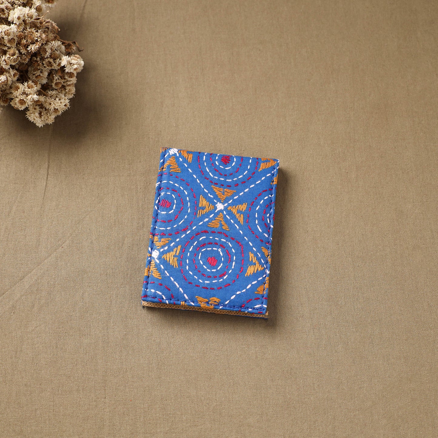Bengal Kantha Work Handcrafted Notepad (4 x 3 in) 13