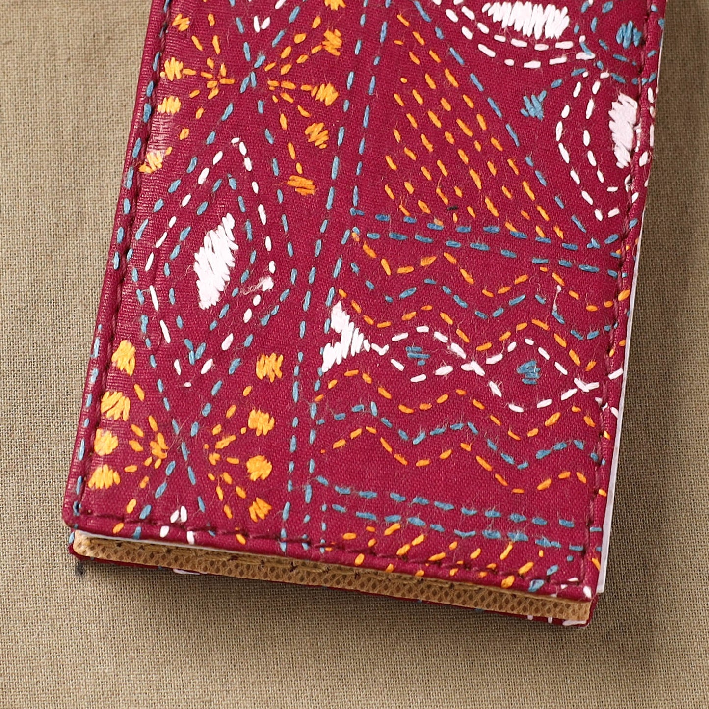 Bengal Kantha Work Handcrafted Notepad (4 x 3 in) 14