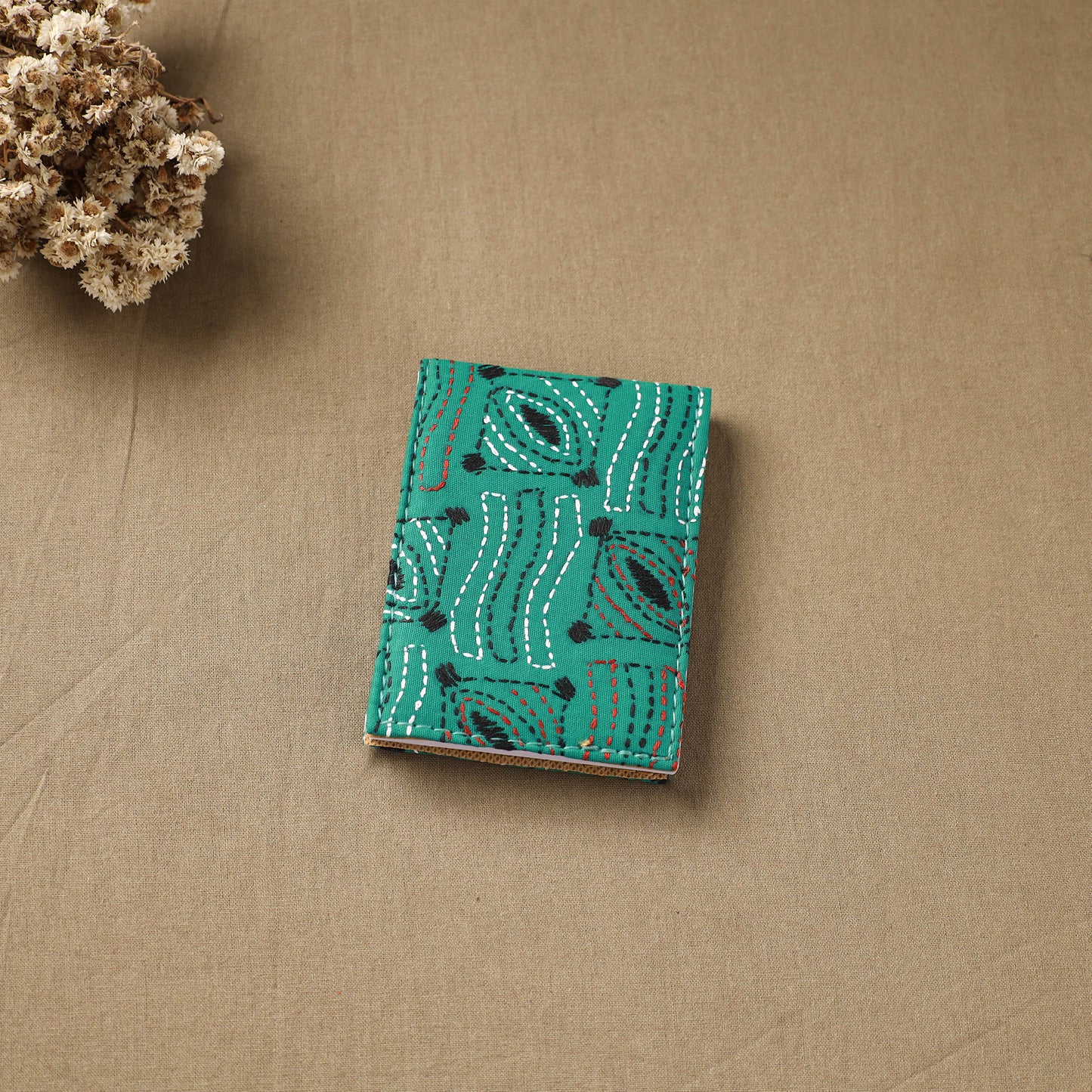 Bengal Kantha Work Handcrafted Notepad (4 x 3 in) 15