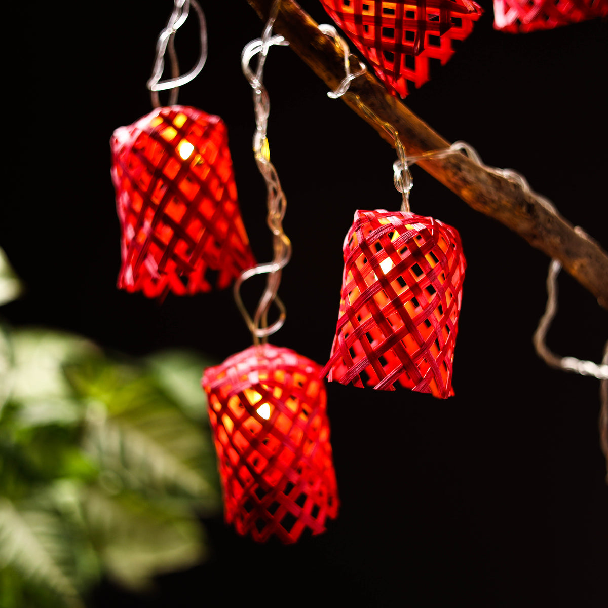 Greenkraft Vine Handcrafted Bamboo String Light (3M) 22