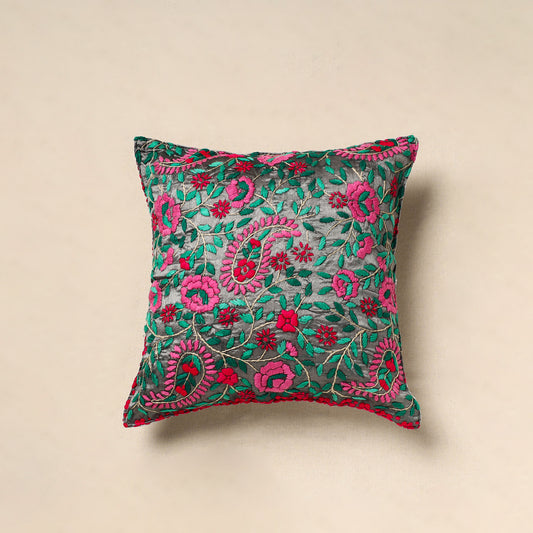 Chinon Phulkari Embroidered Cushion Cover 61