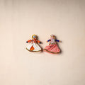 Rajasthani Puppet Couple Handmade Magnet (Set of 2) 49