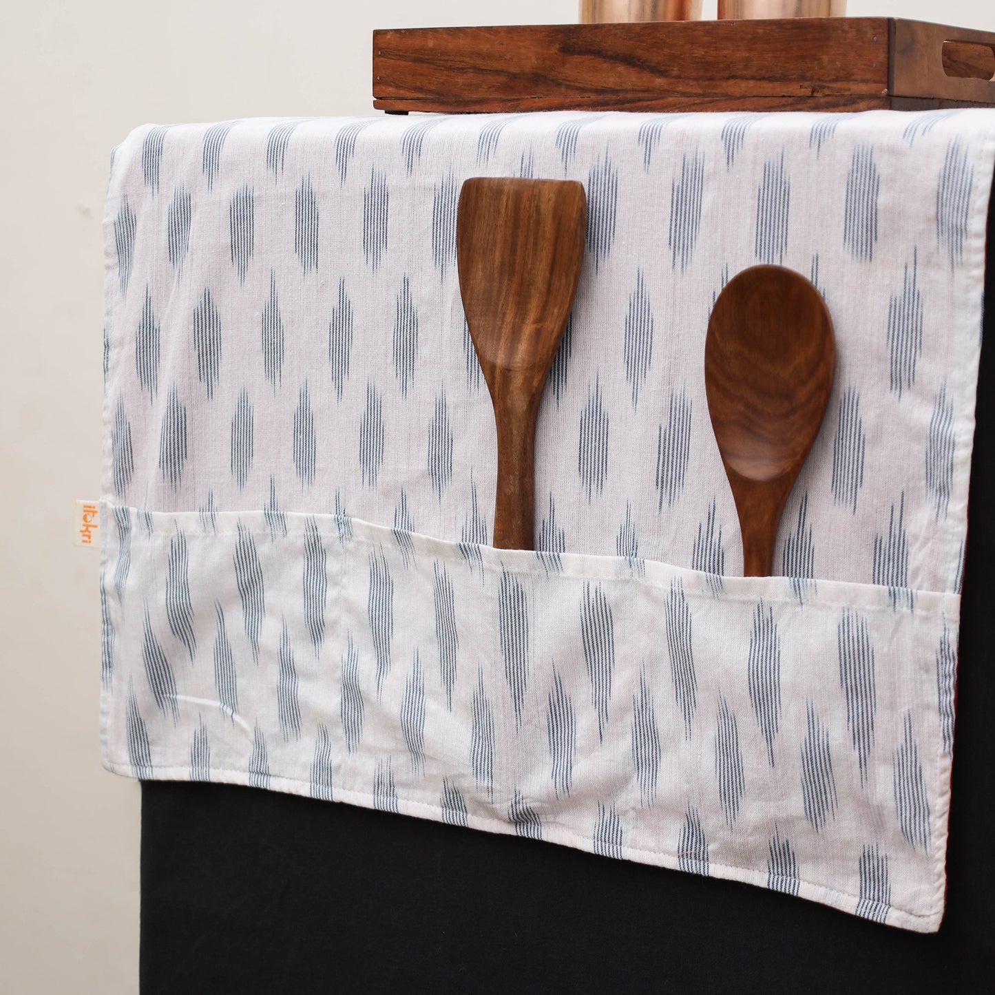 Handmade Fridge Top Cover with Multiple Pockets 20