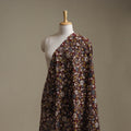 Maroon - Kalamkari Printed Cotton Fabric 07