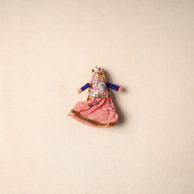 Rajasthani Puppet Couple Handmade Magnet (Set of 2) 49
