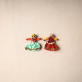 Rajasthani Puppet Couple Handmade Magnet (Set of 2) 50