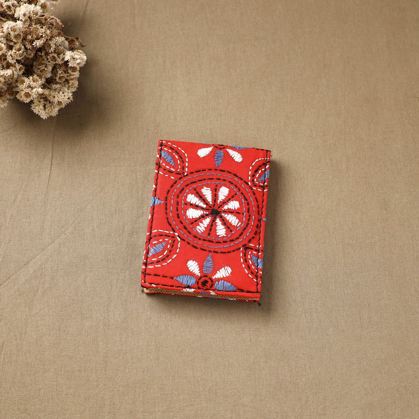 Bengal Kantha Work Handcrafted Notepad (4 x 3 in) 20