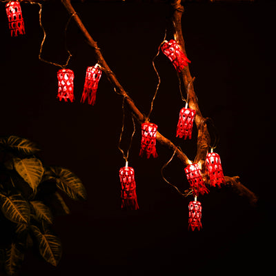 Greenkraft Bell Handcrafted Bamboo String Light (3M) 19