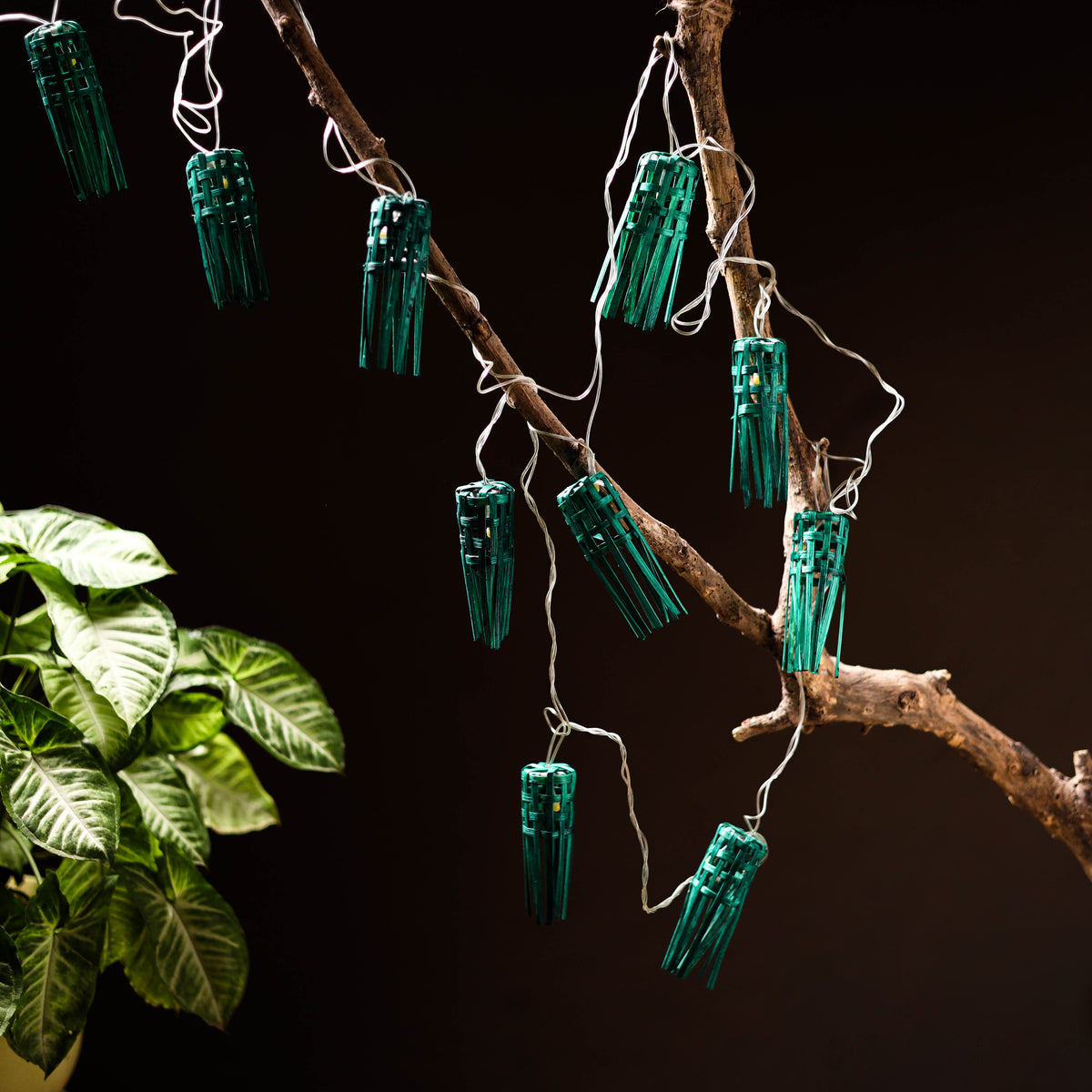Greenkraft Frill Handcrafted Bamboo String Light (3M) 20