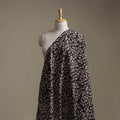 Black - Kalamkari Printed Cotton Fabric 10