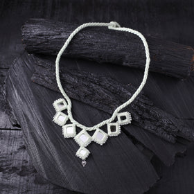 Lambani Thread & Mirror Work Necklace 03