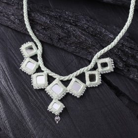 Lambani Thread & Mirror Work Necklace 03