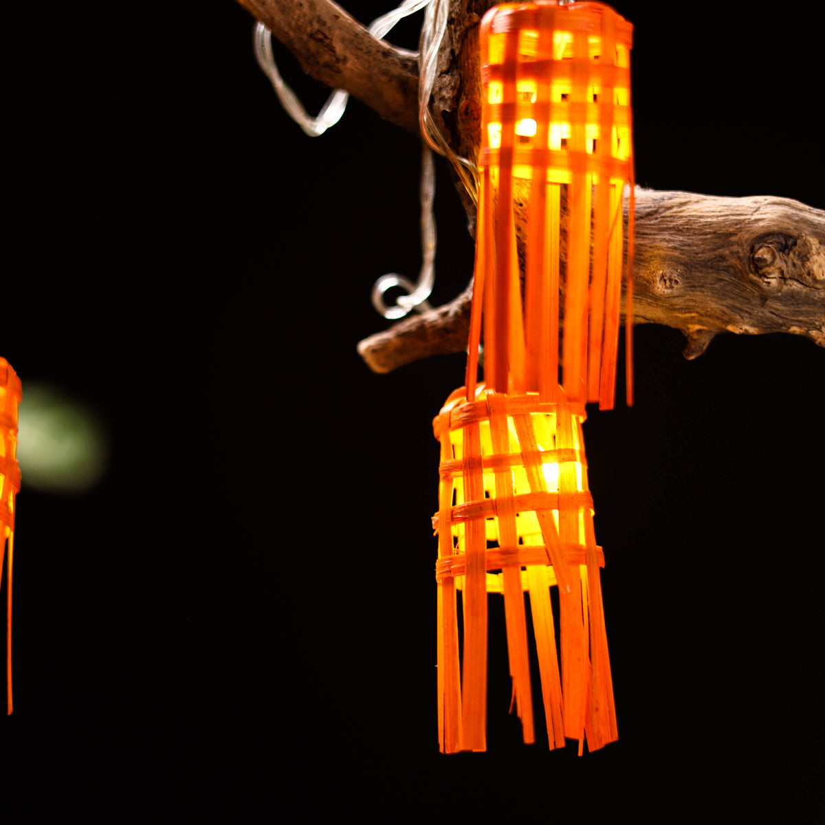 Greenkraft Frill Handcrafted Bamboo String Light (3M) 21