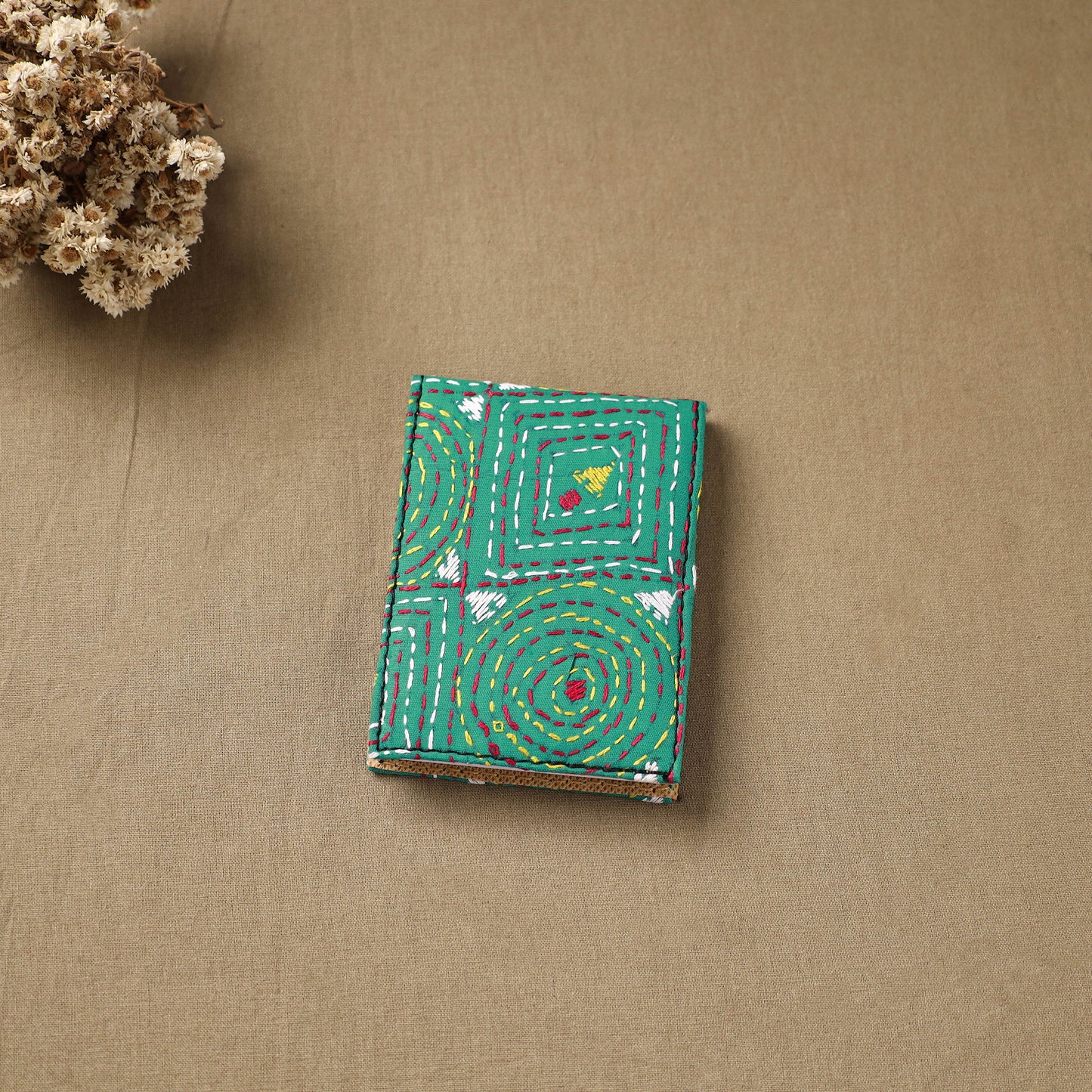 Bengal Kantha Work Handcrafted Notepad (4 x 3 in) 27