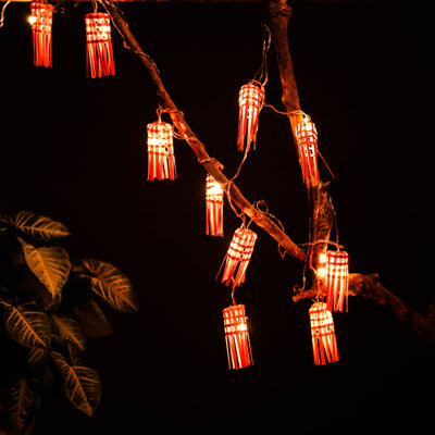 Greenkraft Frill Handcrafted Bamboo String Light (3M) 21