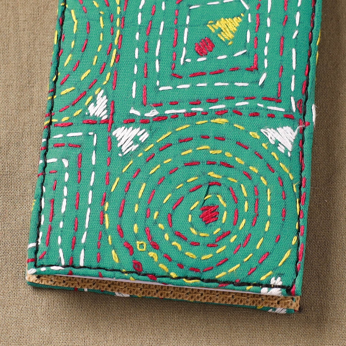 Bengal Kantha Work Handcrafted Notepad (4 x 3 in) 27
