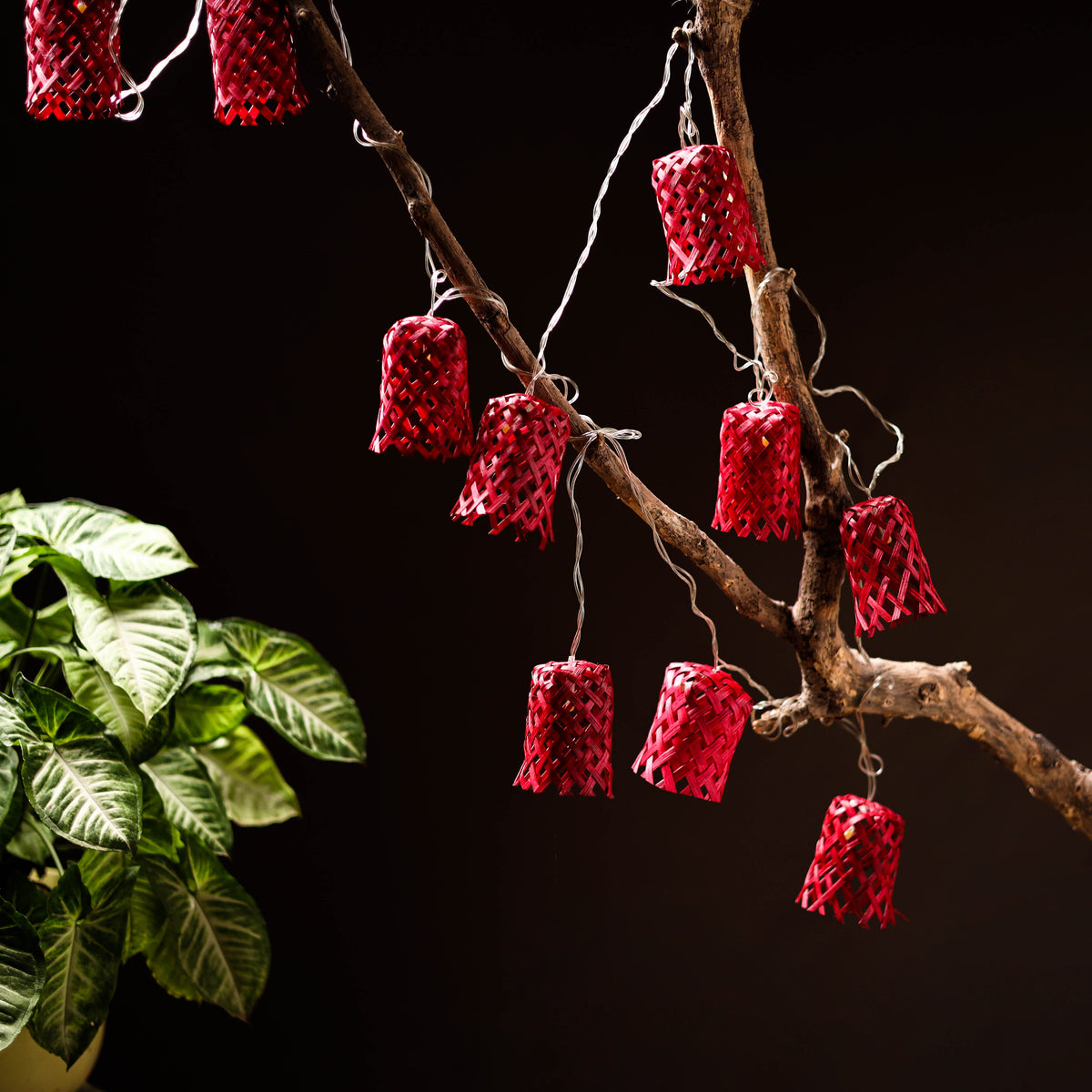 Greenkraft Vine Handcrafted Bamboo String Light (3M) 23