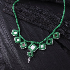 Lambani Thread & Mirror Work Necklace 05