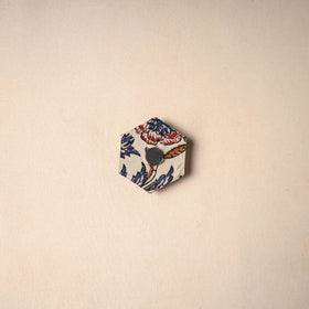 Multicolor - Handmade Fabart Wooden Magnet 54