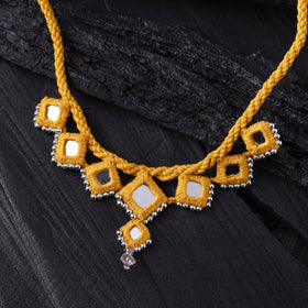 Lambani Thread & Mirror Work Necklace 06