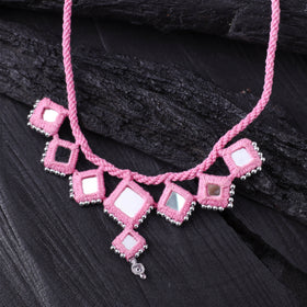 Lambani Thread & Mirror Work Necklace 08
