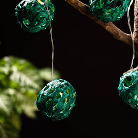Greenkraft Full Moon Handcrafted Bamboo String Light (3M) 24