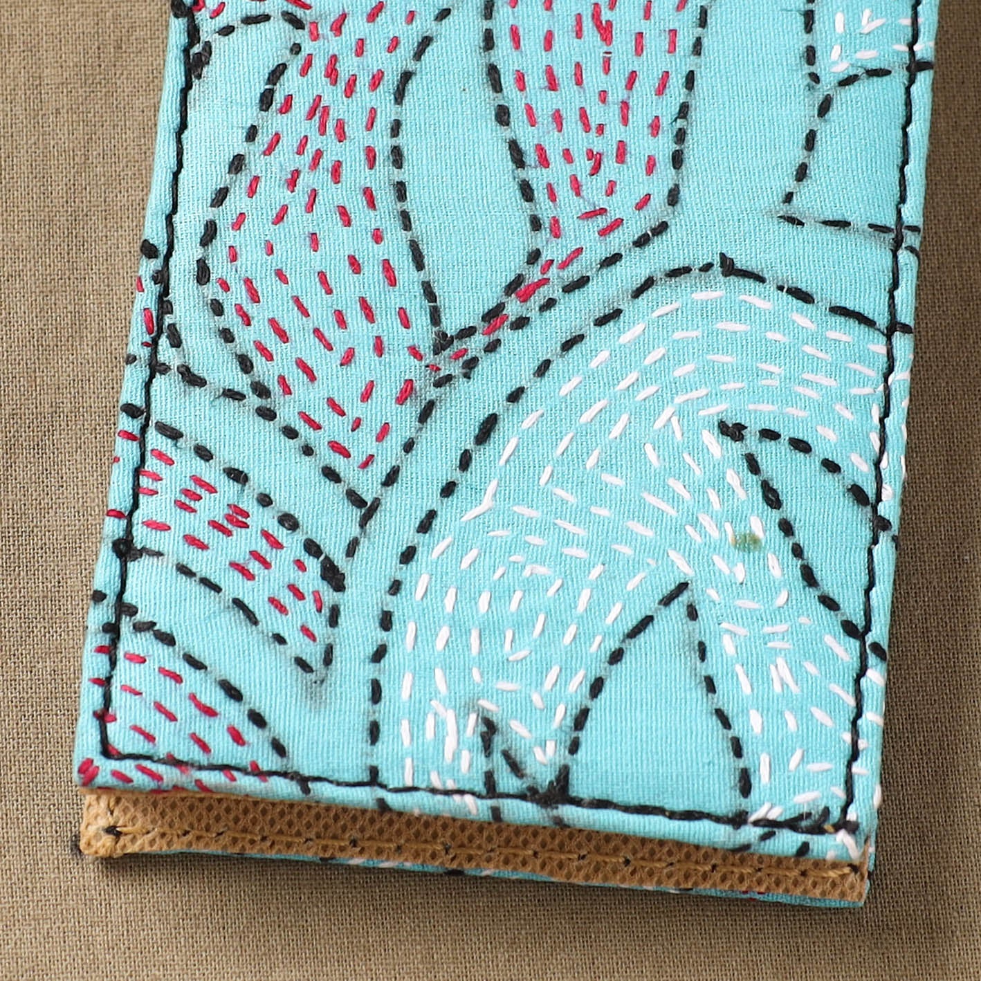 Bengal Kantha Work Handcrafted Notepad (4 x 3 in) 31
