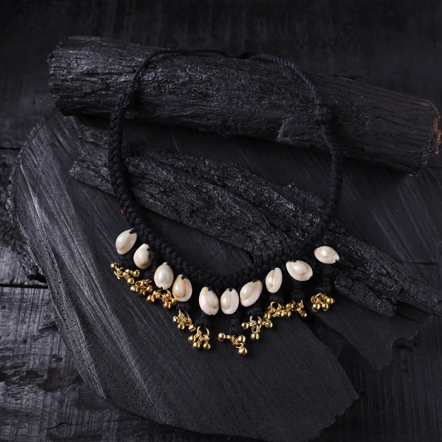 Lambani Thread & Seashell Work Necklace 10