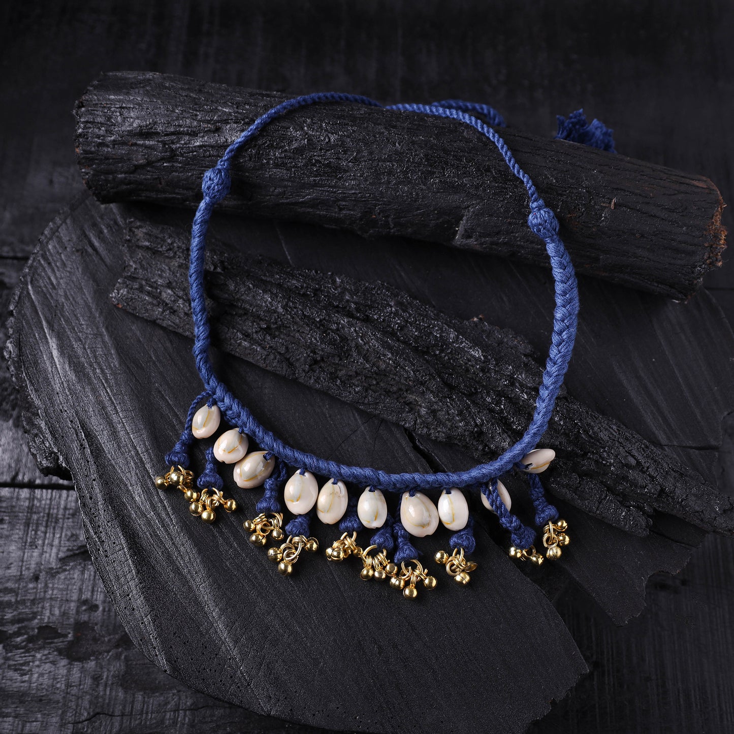 Lambani Thread & Seashell Work Necklace 11