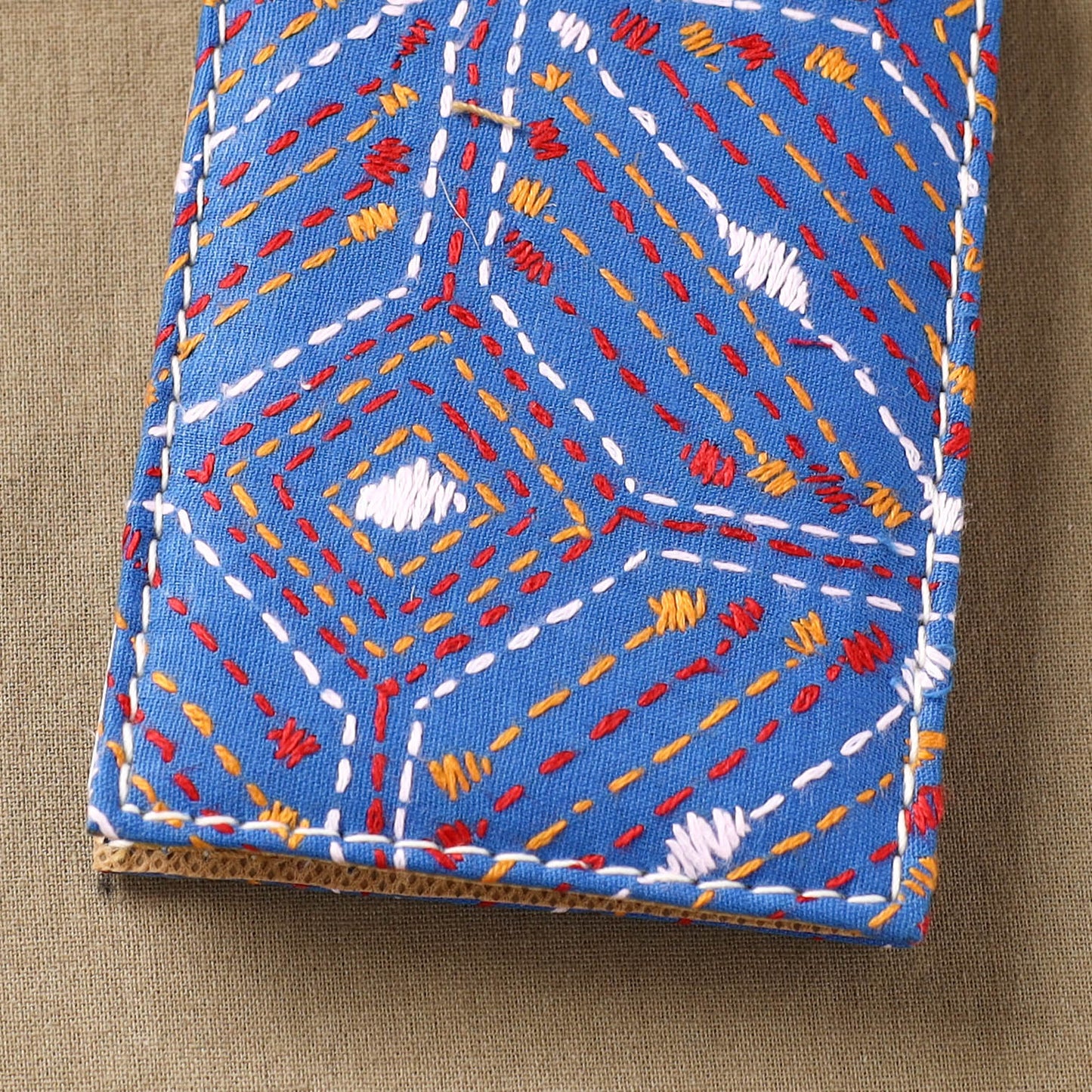 Bengal Kantha Work Handcrafted Notepad (4 x 3 in) 33