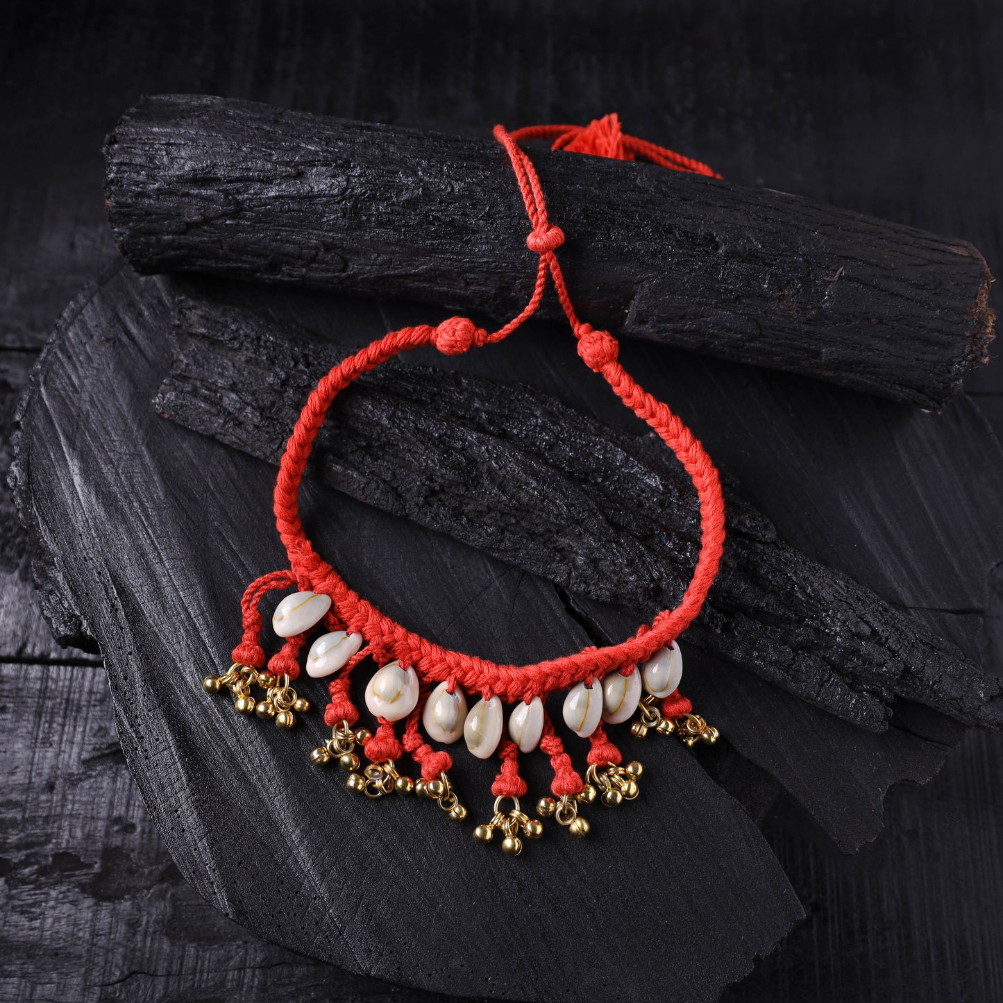 Lambani Thread & Seashell Work Necklace 12