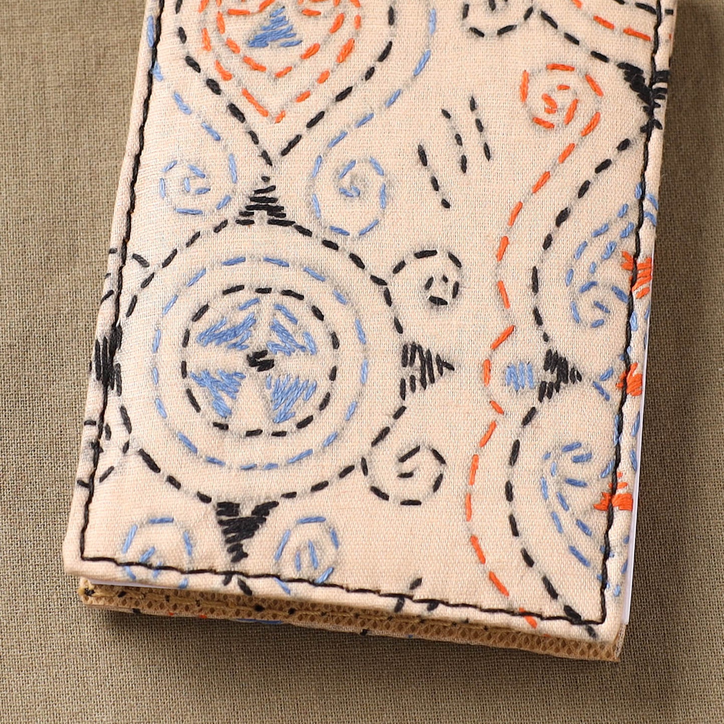 Bengal Kantha Work Handcrafted Notepad (4 x 3 in) 35