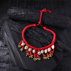 Lambani Thread & Seashell Work Necklace 13