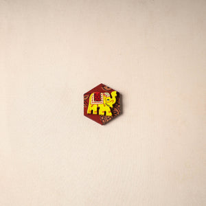 Handmade Fabart Wooden Magnet 60