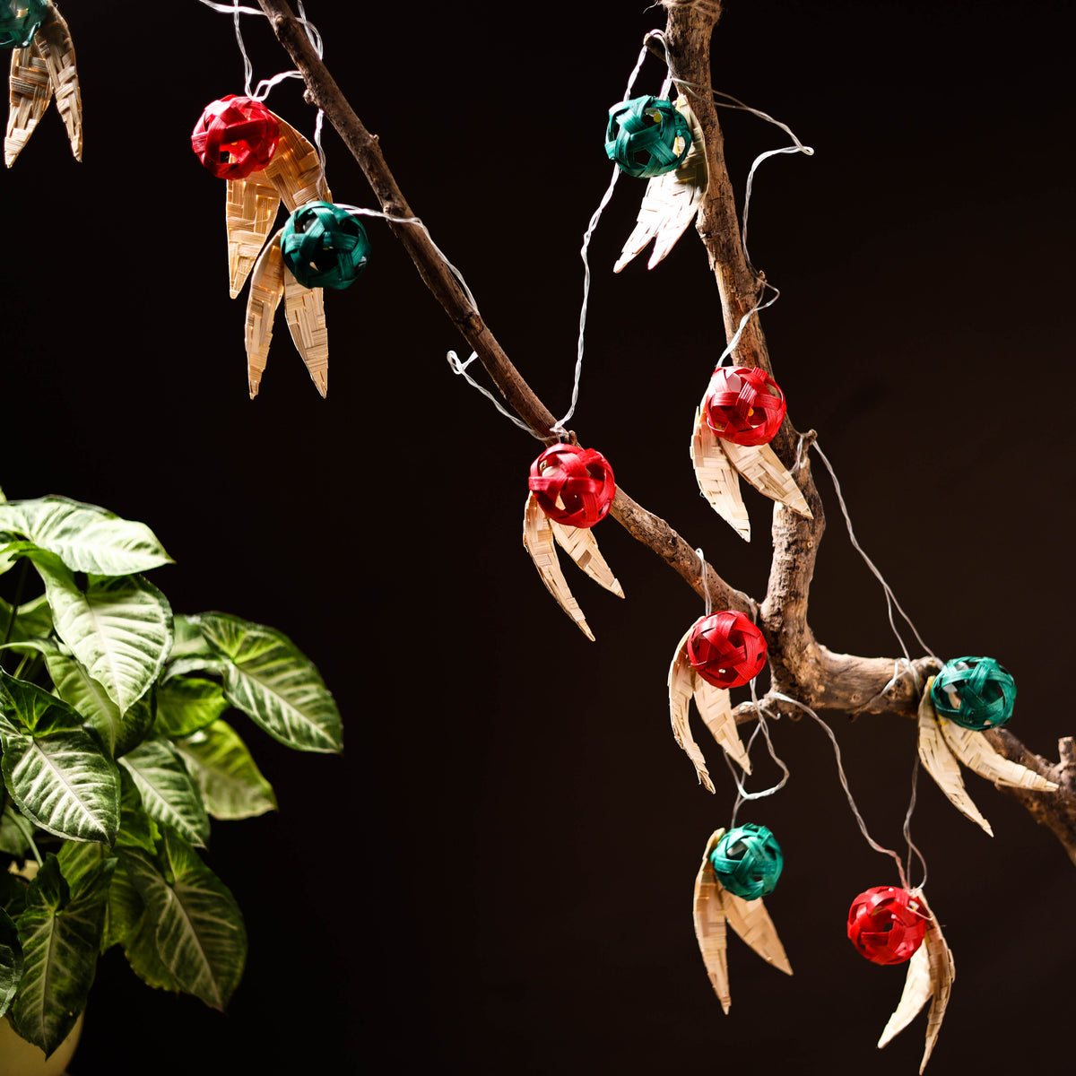 Greenkraft Handcrafted Bamboo String Light (3M) 26