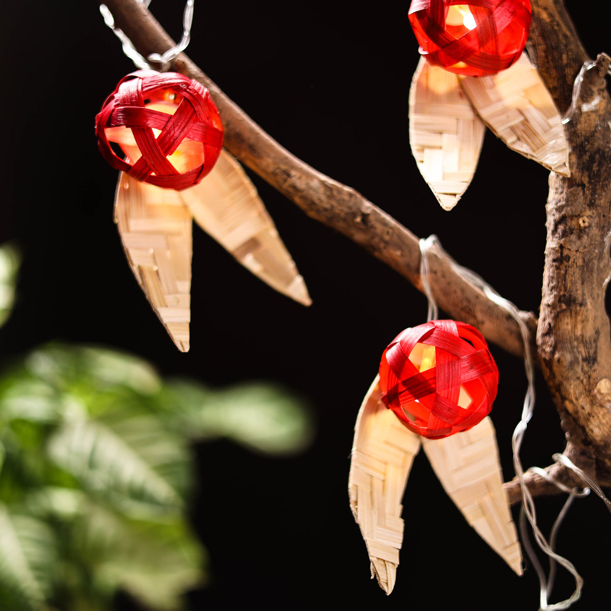 Greenkraft Handcrafted Bamboo String Light (3M) 26