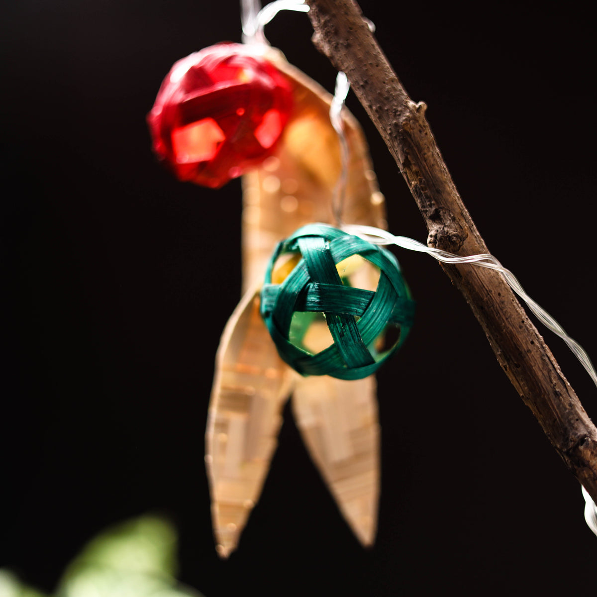 Greenkraft Handcrafted Bamboo String Light (3M) 26