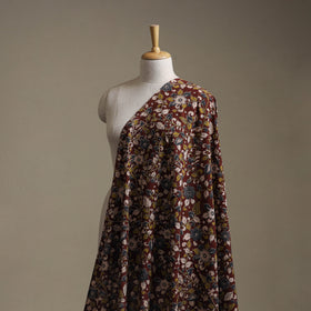 Maroon - Kalamkari Printed Cotton Fabric 19