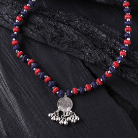Lambani Threadwork Coin Pendant Necklace 17