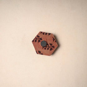 Multicolor - Handmade Fabart Wooden Magnet 62