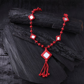 Lambani Thread & Mirror Work Necklace 18