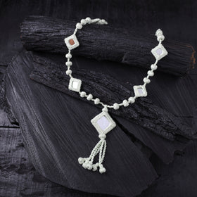 Lambani Thread & Mirror Work Necklace 19