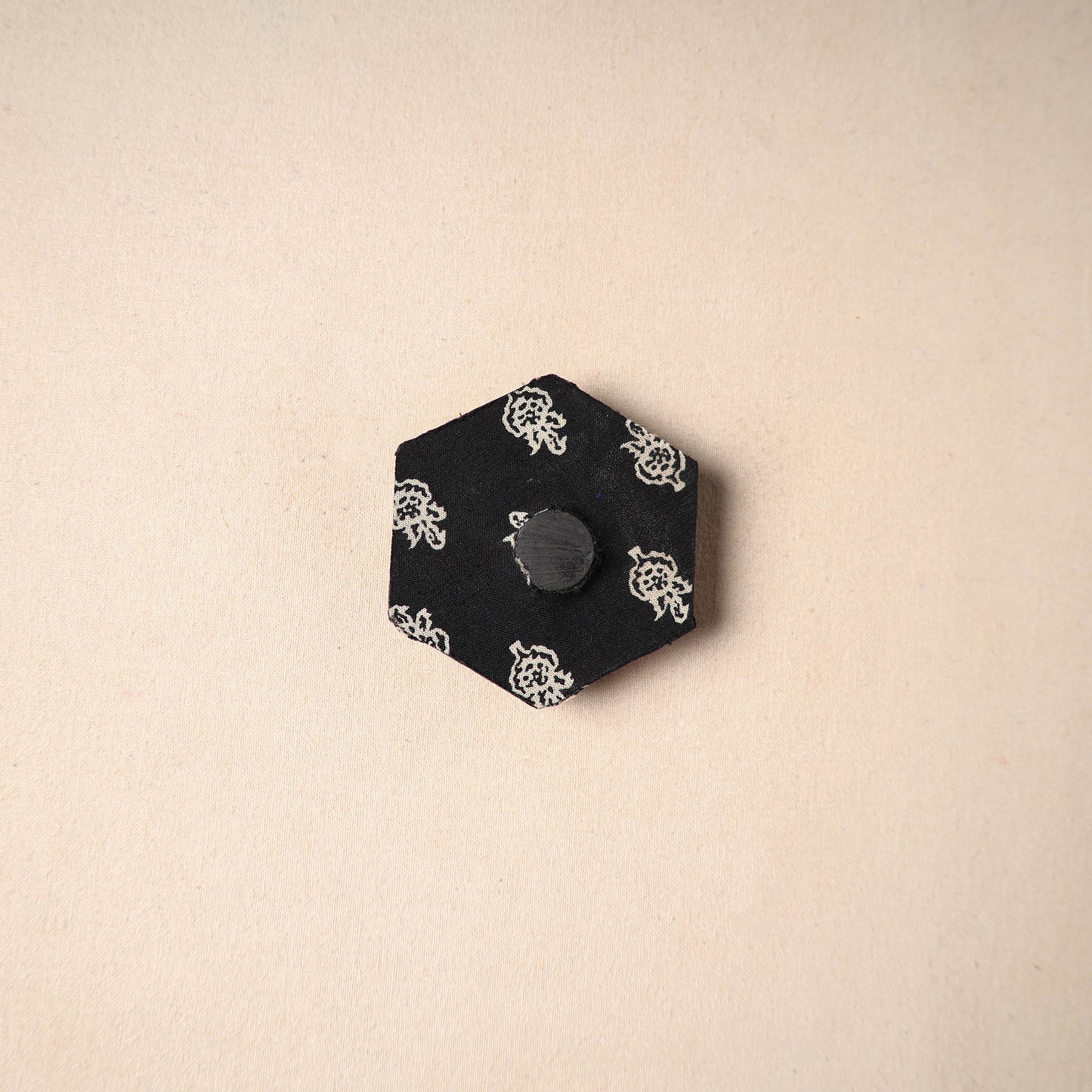 Multicolor - Handmade Fabart Wooden Magnet 64