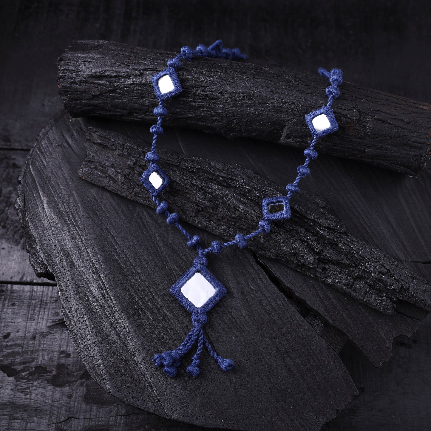 Lambani Thread & Mirror Work Necklace 20
