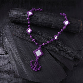 Lambani Thread & Mirror Work Necklace 21