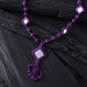 Lambani Thread & Mirror Work Necklace 21