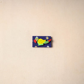 Multicolor - Handmade Fabart Wooden Magnet 65