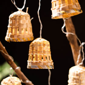 Greenkraft Lumina Handcrafted Bamboo String Light (3M) 40